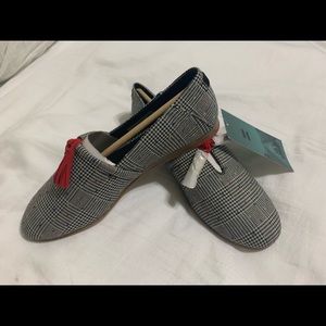 TOMS - Kelli - Black Glen Dot Plaid